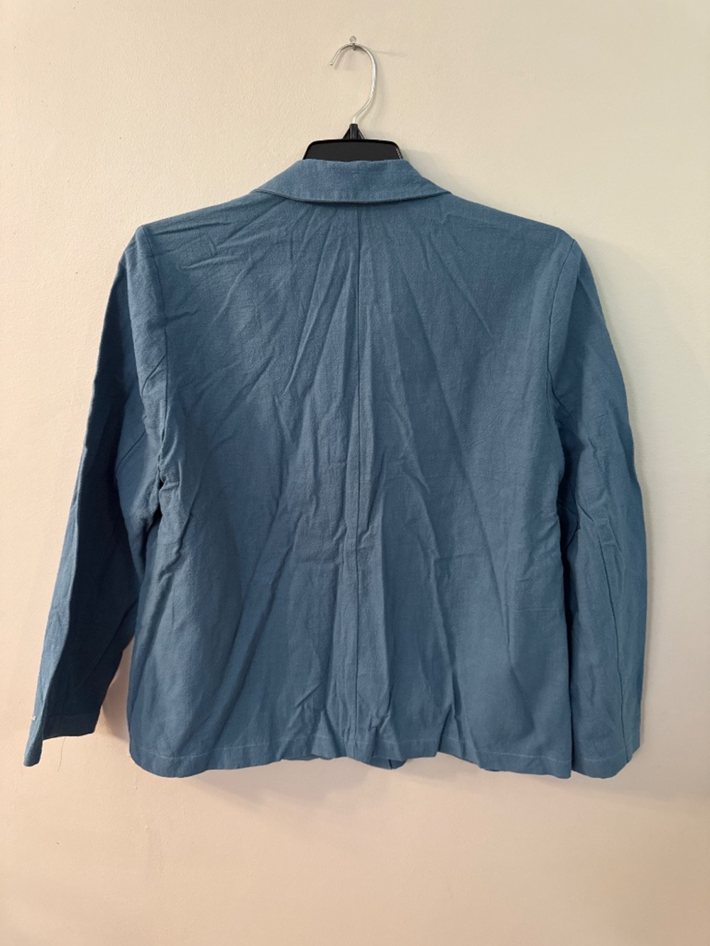 Plus Size Summer Linen Cotton Blend Blazer Jacket - Size 2x - Picture 2 of 3